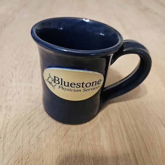 Deneen Pottery Handmade Mug 2020 Blue Bluestone Physician Services - Picture 1 of 4